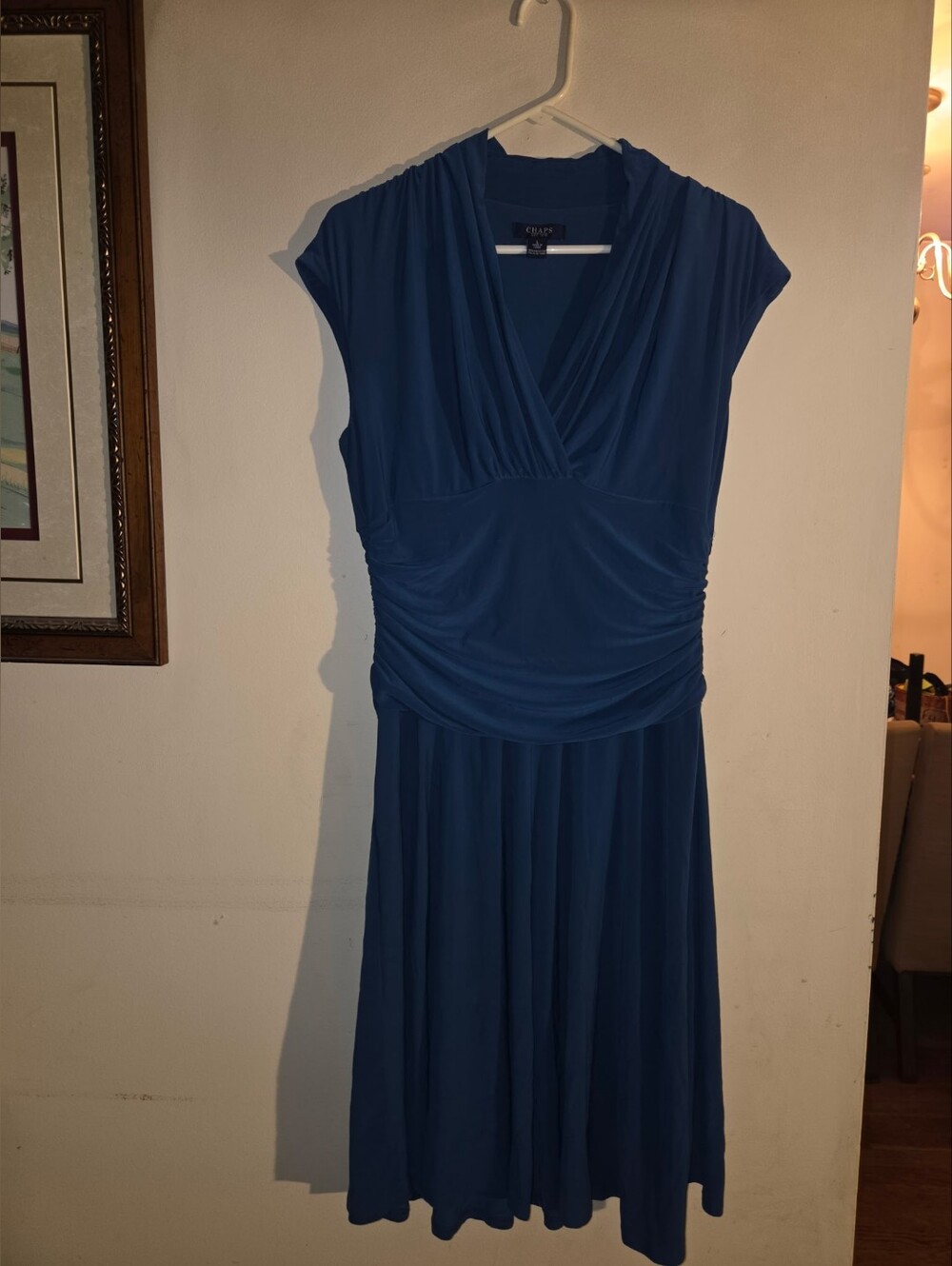Chaps Deep Blue Maxi Dress